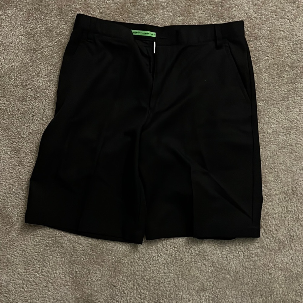 Izod black golf shorts